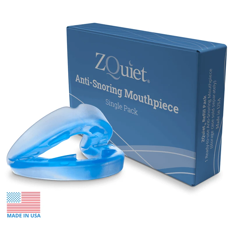 ZQuiet Anti-Snoring Mouthpiece Single Pack — Made in USA